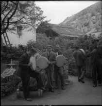 Cheese donation in Vissoie, Valais 1941.