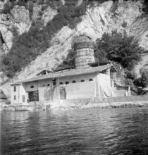 Ticino, Lime kilns near Caprino; 1949.