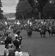 62nd Marché-Concours Saignelégier, cavalry, 1965.
