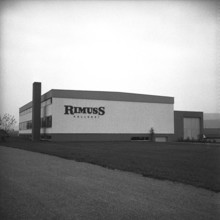 New wine cellars of Rahm company in the Klettgau, 1964.