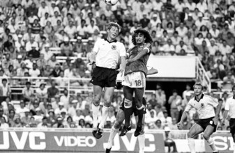 Football WC semi final 1982: France - Germany.
