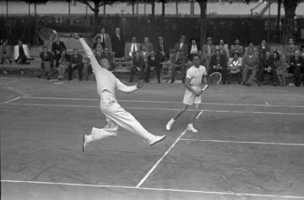 Doubles: Reutercrona-Huonder (photo) vs. Pfaff-Spitzer.