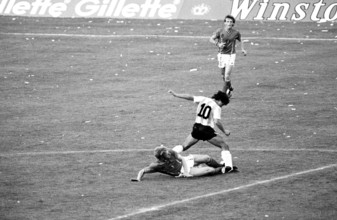 Football WC 1982: Belgium - Argentina; Maradona.