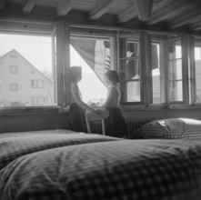 Sleeping room, Pestalozzi Children's Village Trogen 1955.