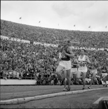 Olympic Games Helsinki 1952: Emil Zatopek, champion 5000m.