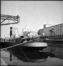 Rhine Harbour, Basel, 1943.