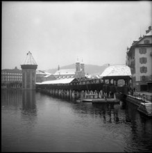 Kapellbrücke Lucerne, 1953.