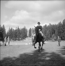 Olympic Games Helsinki 1952: Lis Hartel on Jubilee, finished second.