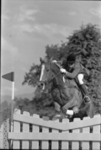 CSIO Lucerne 1974: Peter Reid and Casanova.