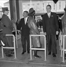 Hans-Peter Tschudi visiting the MUBA; 1965.