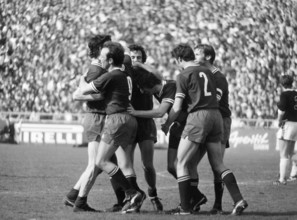 Cup final 1971: Servette Genf - FC Lugano;.