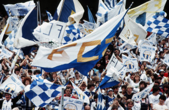 Cup final 1981: FC Zürich - Lausanne-Sports; FCZ supporters.
