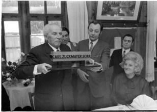 Carl Zuckmayer, Mr. Ott, Alice Zuckmayer 1971.