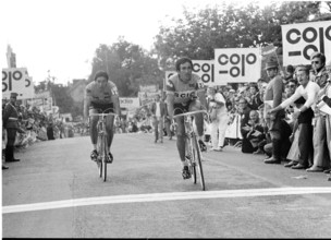 Tour de Suisse 1974: Winner Merckx and stage winner Bitossi.