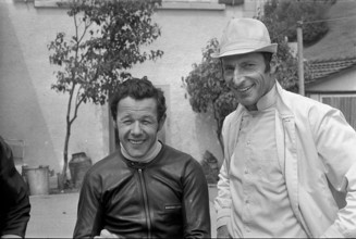 Tour de Suisse 1969: Luigi Taveri and Ferdi Kübler.
