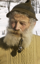 Joder Gisler, mountain farmer 1980.