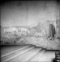 Fresco of Walter Clénin parish center, Biel 1948.