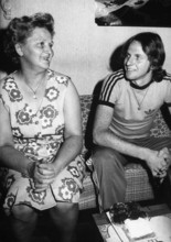 René, Botteron, with, his, mother, 1976., (Photo, by:, RDB/Dukas/Universal, Images, Group, via,