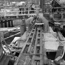 Displacement of Winznau bridge; 1965.