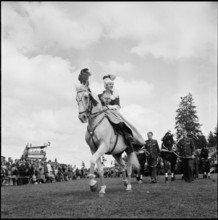 53rd Marché-Concours Saignelégier, side-saddle, 1956.