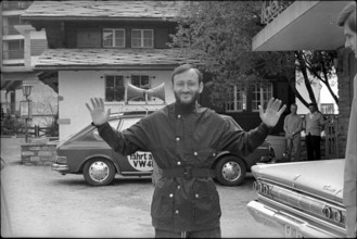 Tour de Suisse 1969: Blick reporter Fridolin Luchsinger.