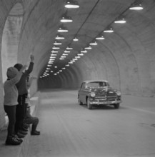 Opening of the Walenseestrasse, 1963.