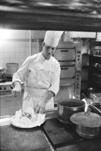 Temporary Worker in the Hotel and Restaurant Industry, 1970.