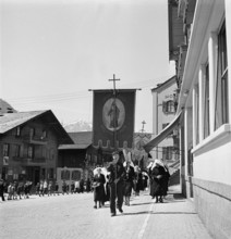 Witsun procession in the Valais, 1941.