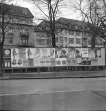 Billboard; Election posters, slogan; 1941.