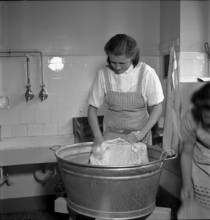 Women during World War 2; school for women's work; 1939.