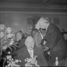 Berner Bürgerpartei celebrating election of Markus Feldmann, 1951.