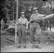 Jestetten border, end of war, 1945.
