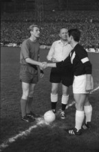 Swiss cup semi final 1967: FC Basel - FC Lugano.