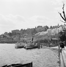 Lugano: stamships ar landing stage, 1940.