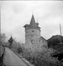 Kapuzinerturm Zug 1950.