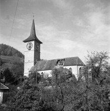 Oberburg church, Burgdorf 1952.