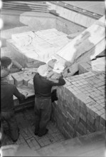 Loading of goods by the Red Cross in Basel, 1944.