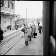 Railway Station Ramsen, 1957.