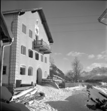 Mountain village Guarda on the first day of 1942.