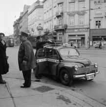 Small Taxi in Basel, 1952.