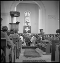 Soldiers' wedding; wedding ceremony; 1941.