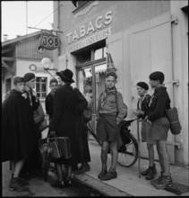 WW 2: border traffic, frontier traffic, Moillesullaz 1944.