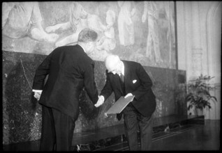 Salvador de Madariaga, prizewinner, 1963.