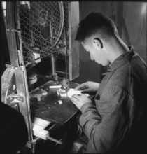 Male Teenager in Institution for Difficult Children, 1944.