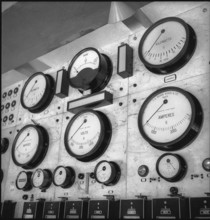 Indicator board, Chèvres power station 1943.