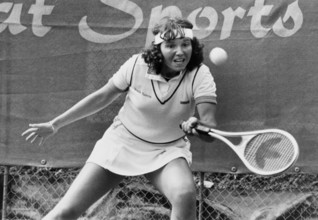 Swiss Open in Gstaad 1980: Petra Delhees.