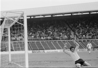NLA 1973/74: FC St. Gallen - FC Zurich; Keeper Schuepp.