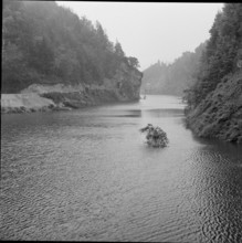 Le Day reservoir, Les Clées power station 1954.