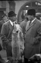 Fur market in Lucerne 1971.
