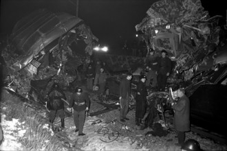 Railway accident in Feldmeilen 1971.